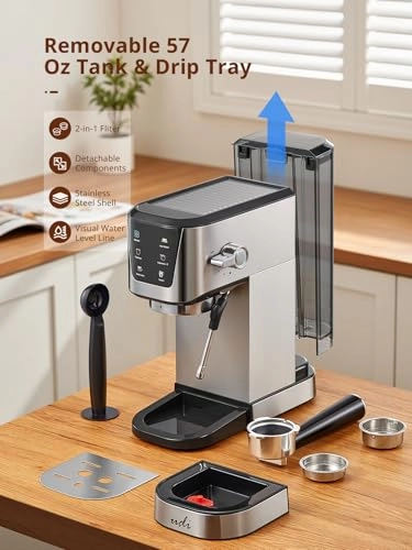 CM5104US - LED Touchscreen Americano & Milk Frothing