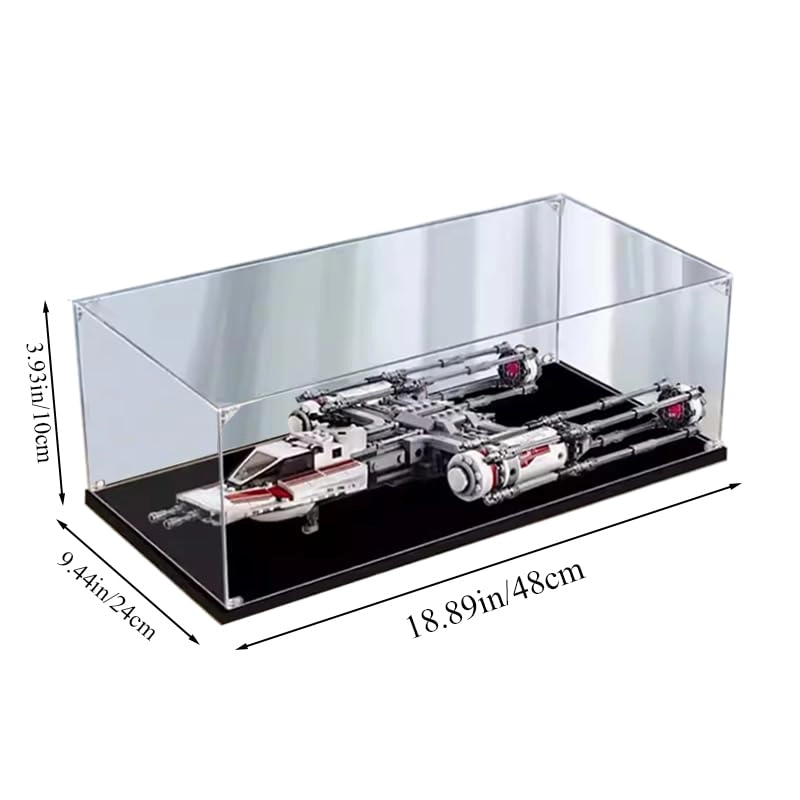Clear Acrylic Display Case (75249) - The Rise of Skywalker Resistance Y-Wing Starfighter Lego SW