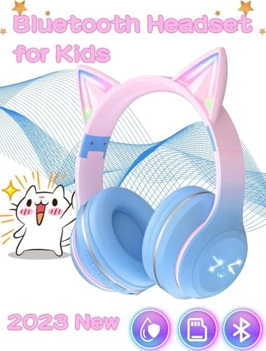 Cat Ear Headphones Wireless Headphone