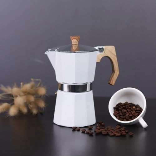 Moka Pot - 6 Cups Stainless Steel Induction