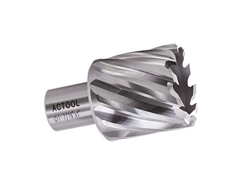 HSS annular cutter - 1-7/16" steel copper aluminum stainless steel plastic