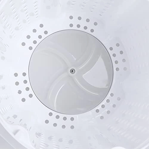 Manual Portable Washing Machine - 1200rpm Detachable Dehydration Basket