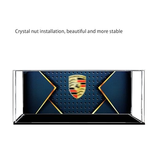 Acrylic Display Case (10295) - Dust-Proof Black Base (3mm) 40x20x15cm