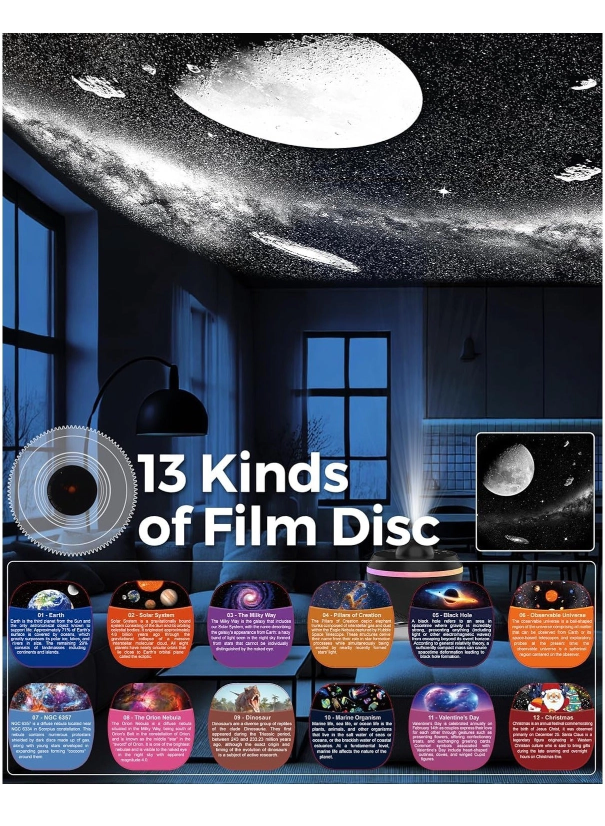 Galaxy Projector - 13-in-1 RGB