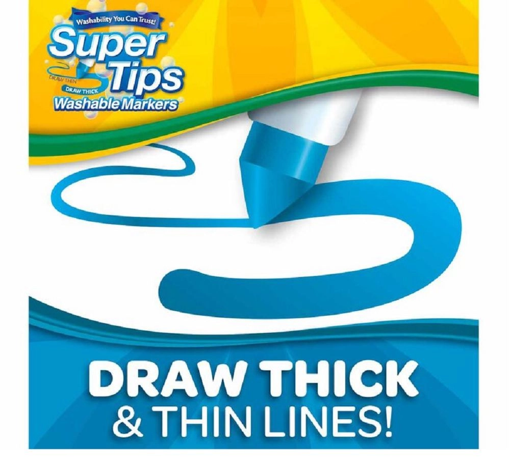Super Tips Washable Markers - 50 Multi Colour