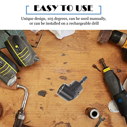 105 Degree Angle Adapter - Black 2pcs