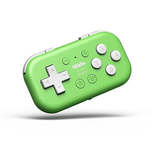 8Bitdo Micro Bluetooth Gamepad - Green Switch Android Raspberry Pi