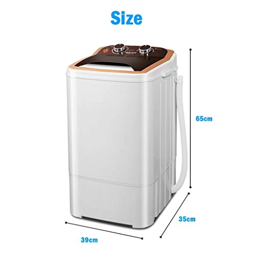 YXCKG 4.6 Kg Capacity Laundry Machine, Single Tub Washing Machine, Water Extractor, Electric Compact Washer Machines, Suitable for Apartment, Hotel, Dorm (Color : Blue light)
