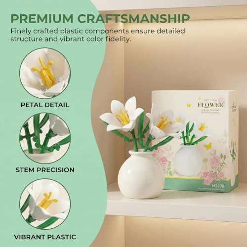 Flower Building Block Toy - 2pcs