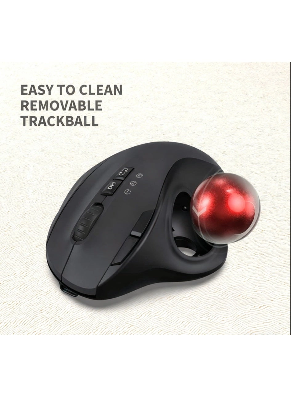 Ergonomic Trackball Mouse - Wireless