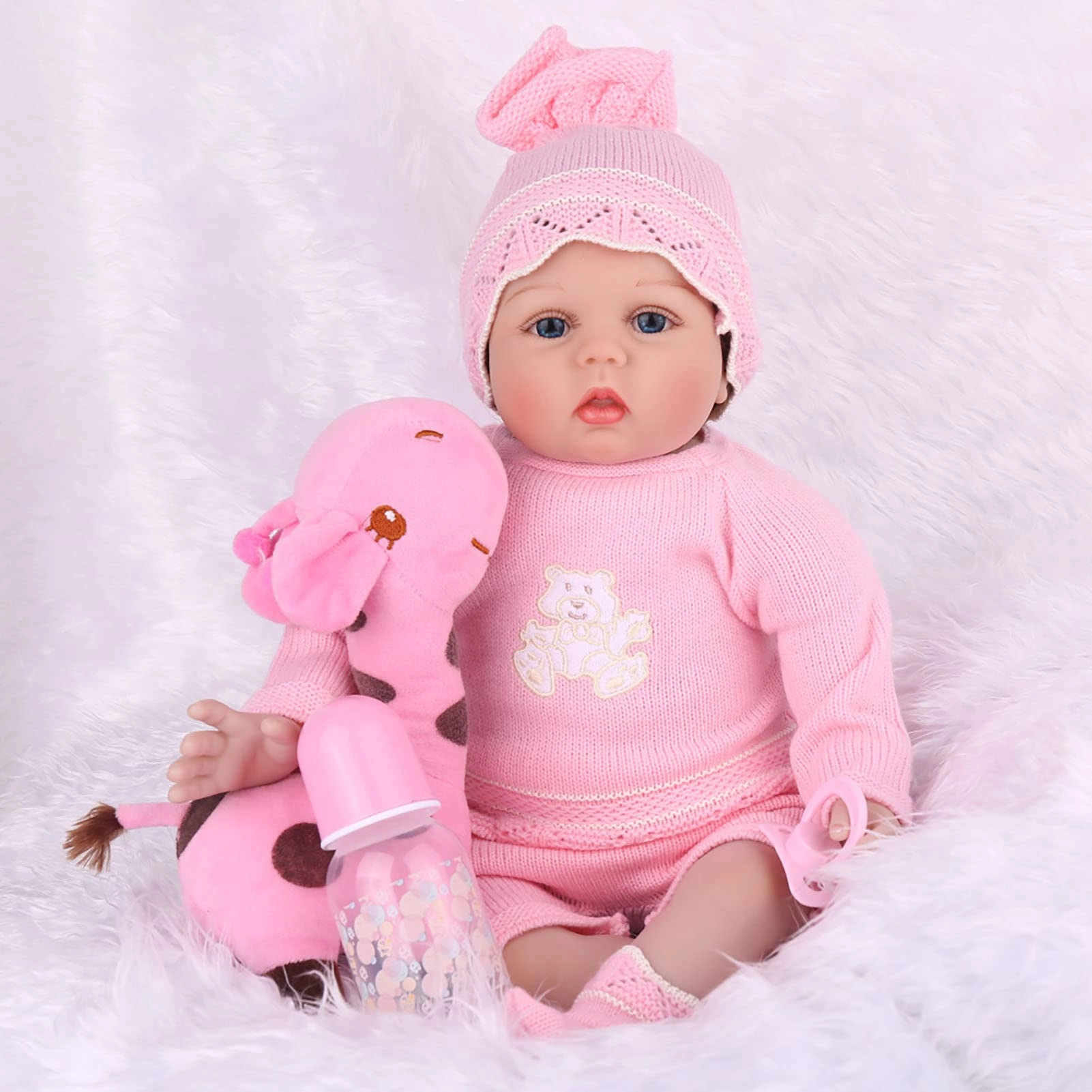 Reborn Baby Doll - 55cm 22" Vinyl Cotton Body