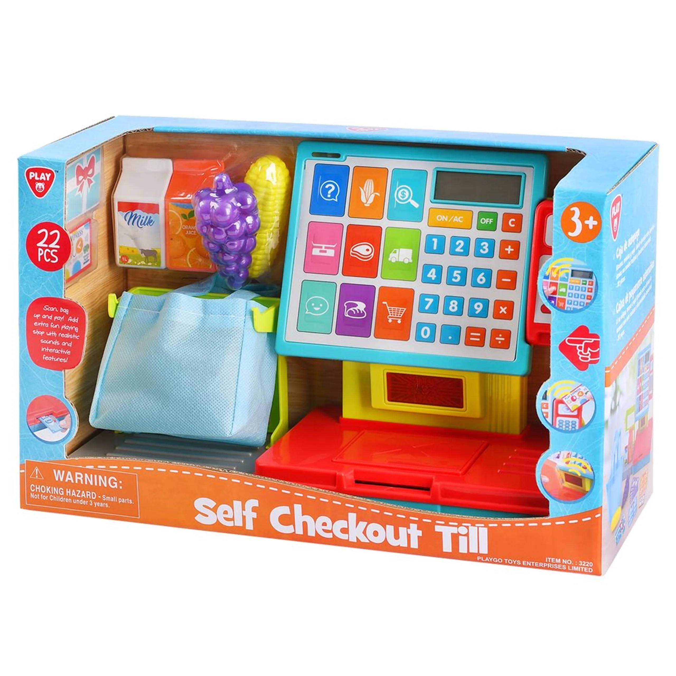 Play&Go Self Checkout Till - 22 pcs (2169971-3220_PL)