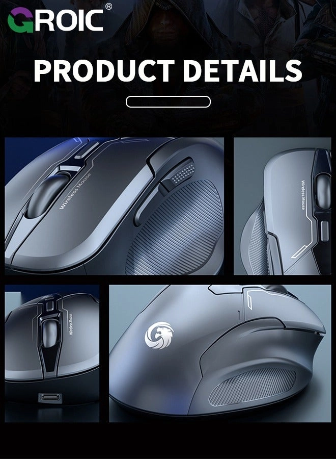 LED Slim Silent Mouse - Wireless