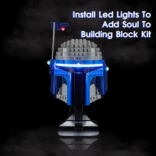 Led Light for LEGO 75408 Jango Fett Helmet - Plastic 5V