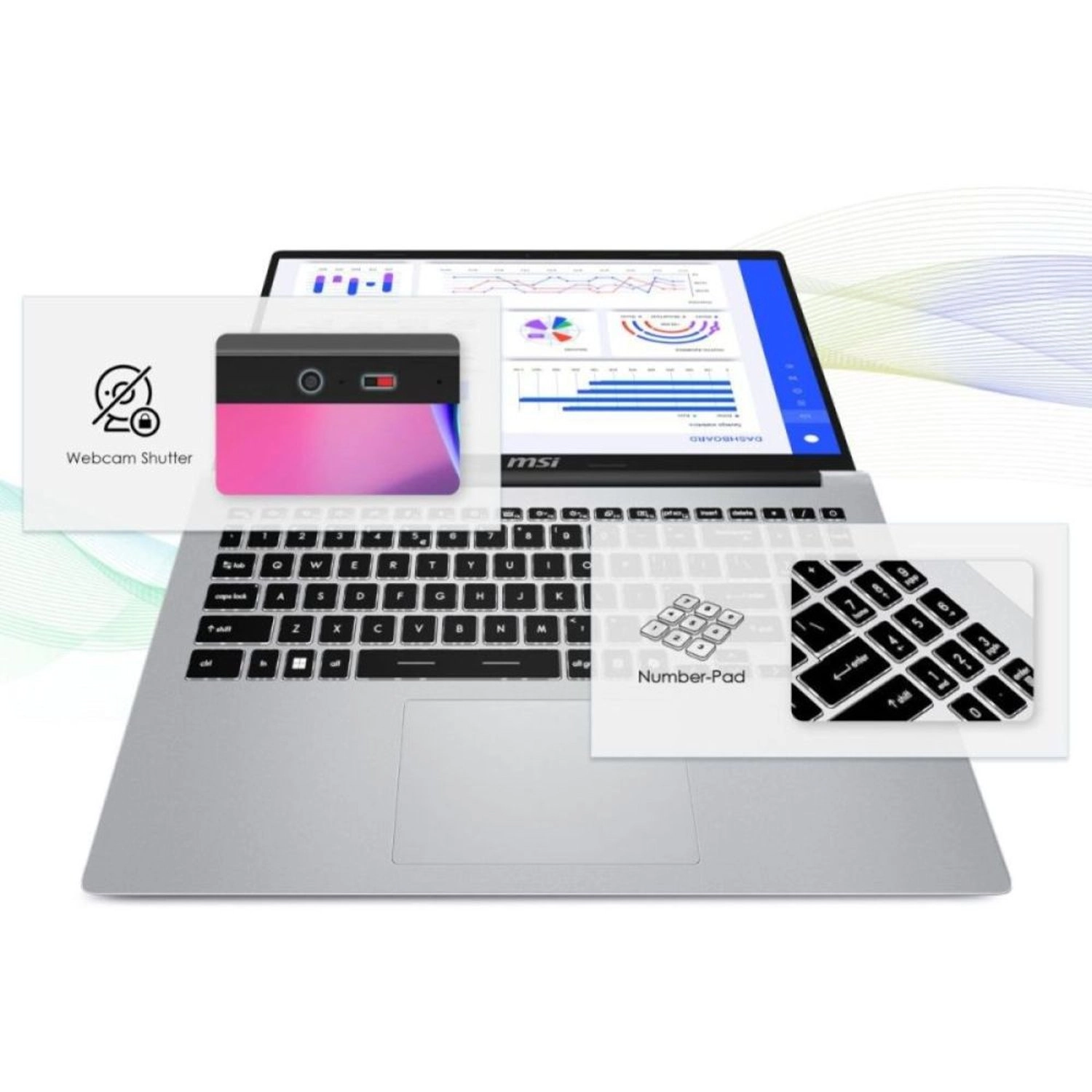 Modern 15 Gaming F1MG-860AE - 15.6'' Core 7-150U 16GB DDR4 512GB SSD