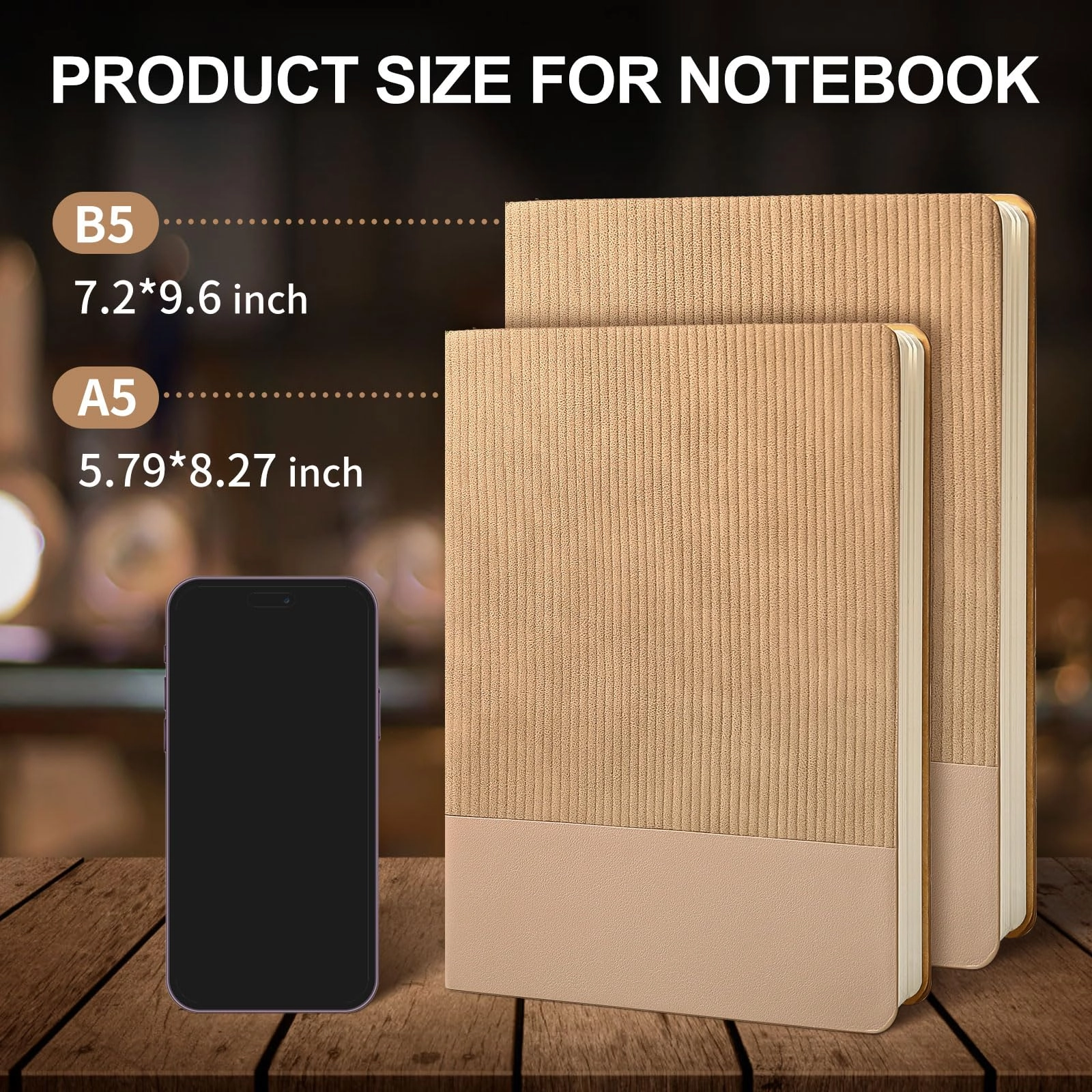 Lined Journal Notebook A5 Softcover - Lined 108 Sheets