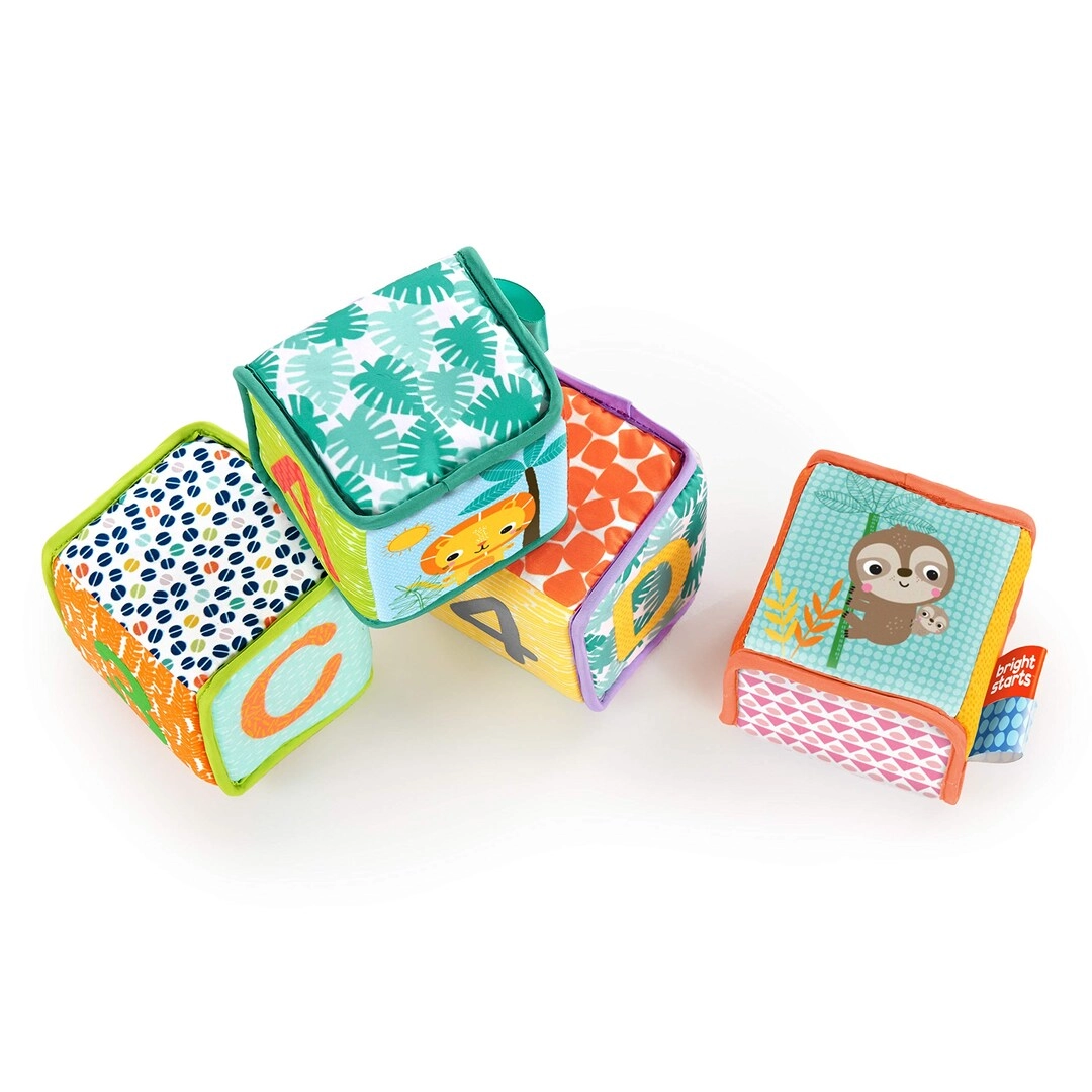 Grab & Stack Blocks - 3 months+ 4 pieces