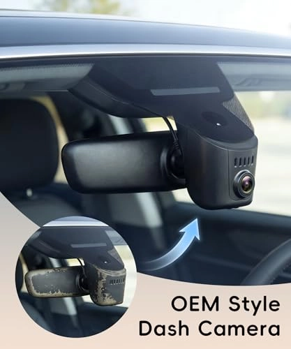 Dashcam - 4K (3840 x 2160 pixels) + 1080p (1920 x 1080 pixels)
