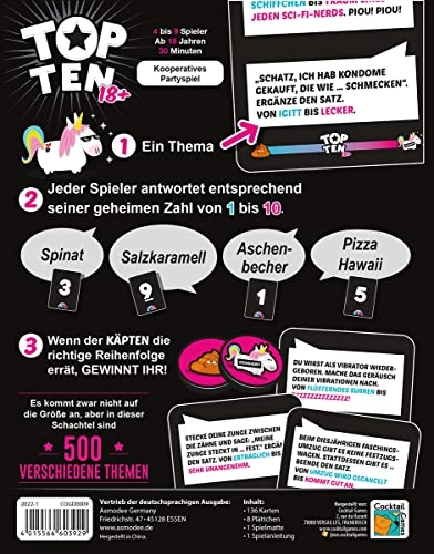 Top Ten - German 18 years and up