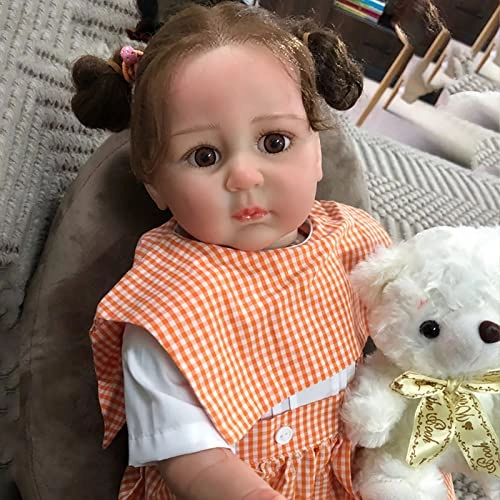 Reborn Baby Doll - 55cm 22" Vinyl Cotton Body