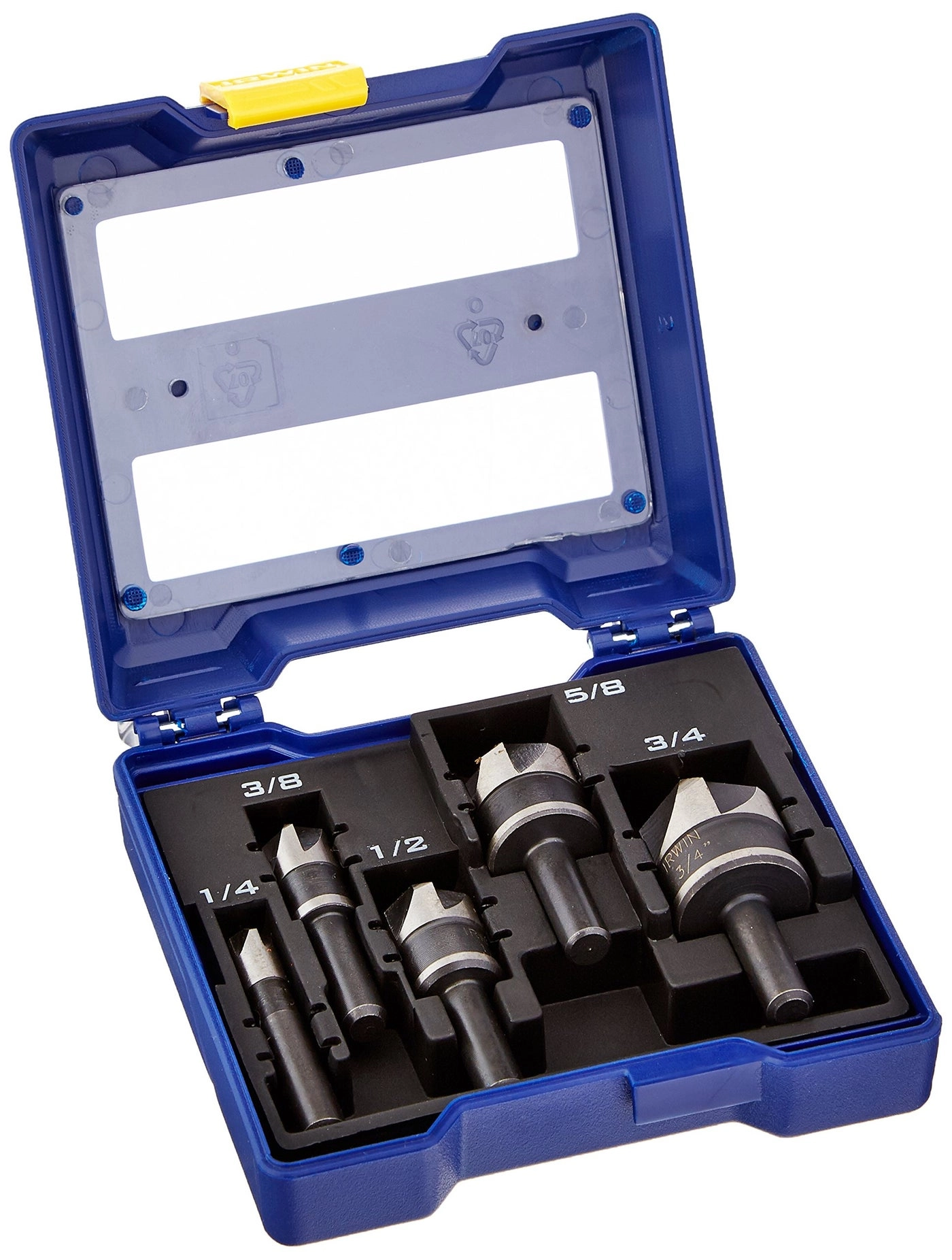 Countersink Drill Bit Set - Industrial Grade High Speed Steel 5 Piece