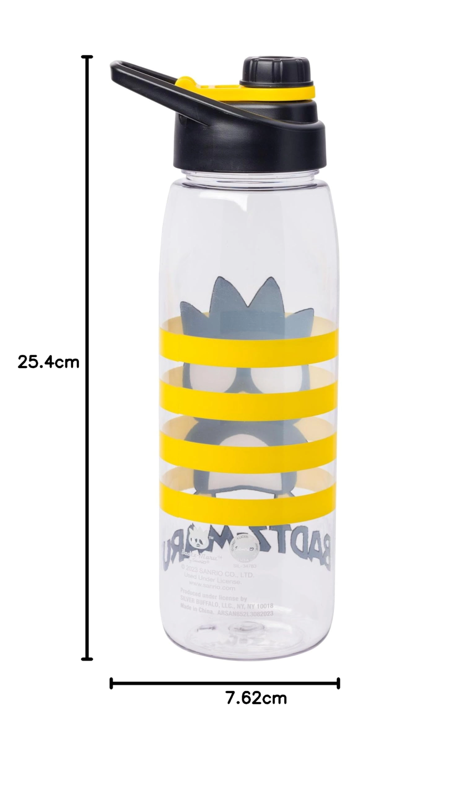 Badtz Maru Water Bottle - Screw-On Lid