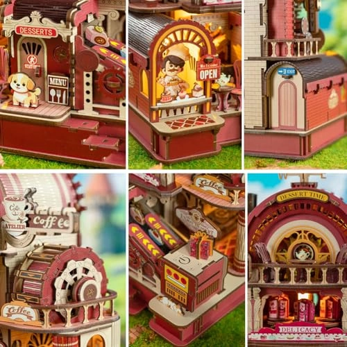 Miniature Wooden Dollhouse Furniture Kit - Creative Room 1:24