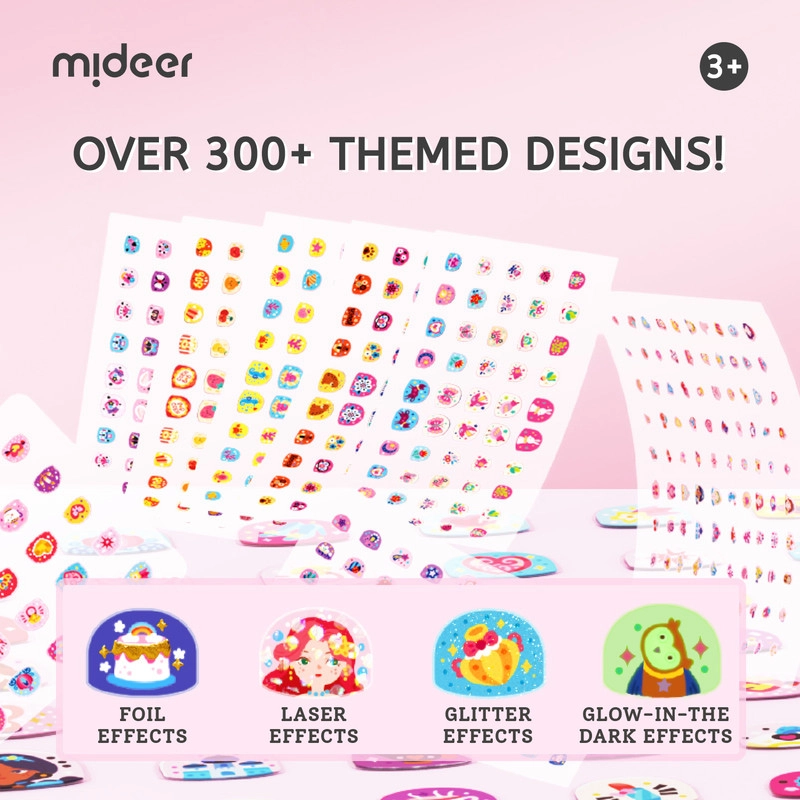 Nail Stickers - 300 Pcs Dessert Party