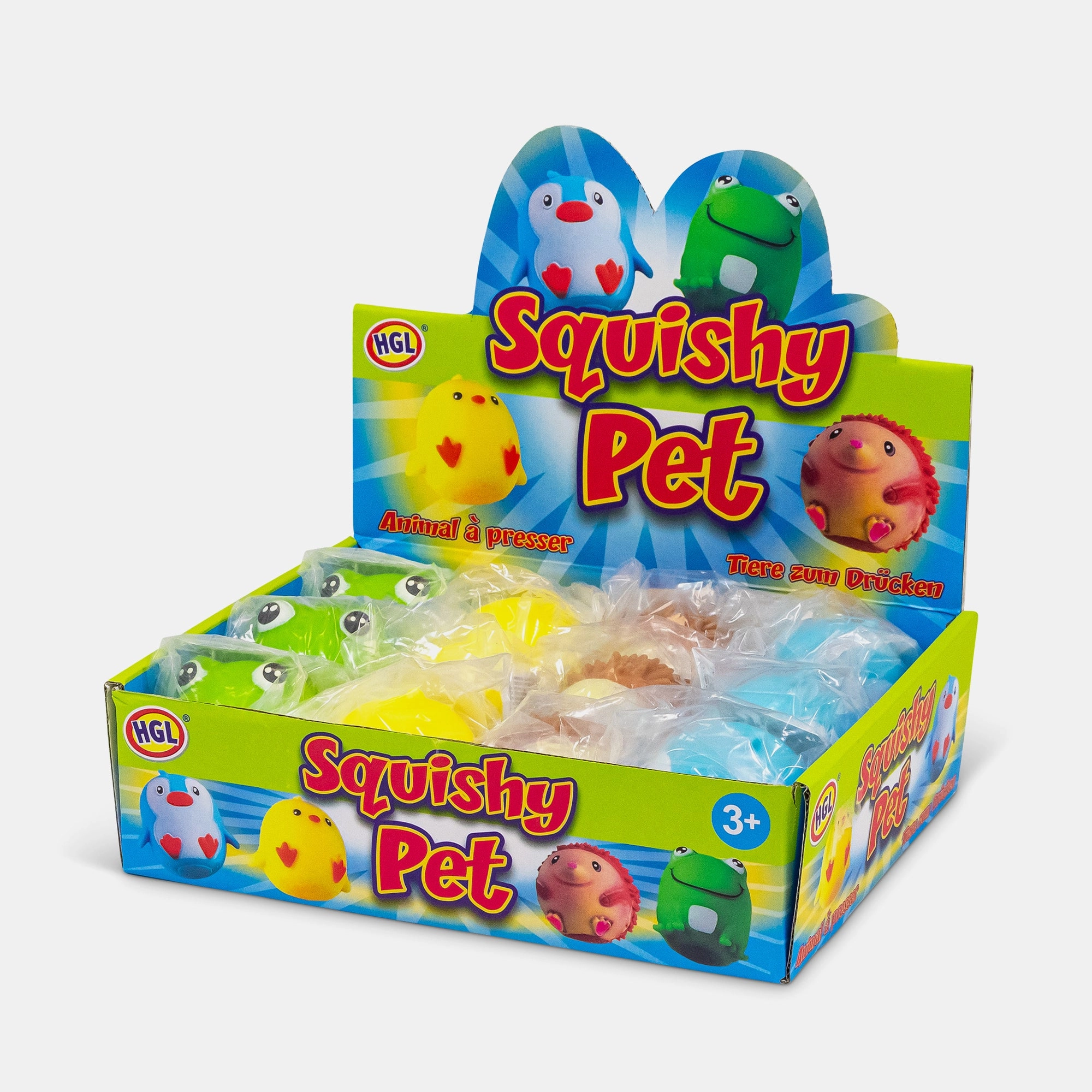 BORDERS Frog 8 cm + Penguin 8 cm + Hedgehog 8 cm + Chick 8 cm
