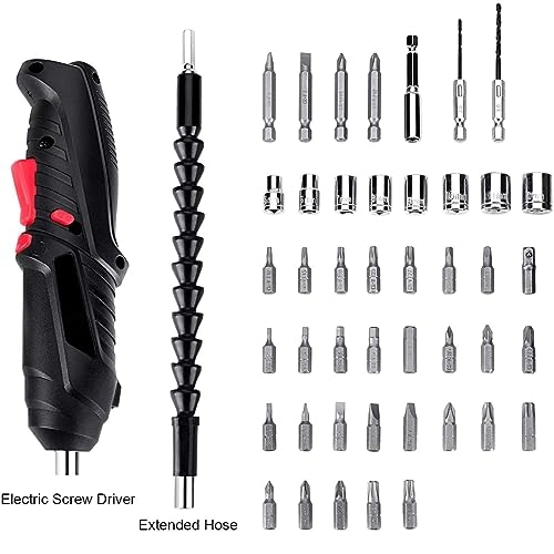 Electric Screwdriver - 4.2V Cordless Rechargeable 44pcs