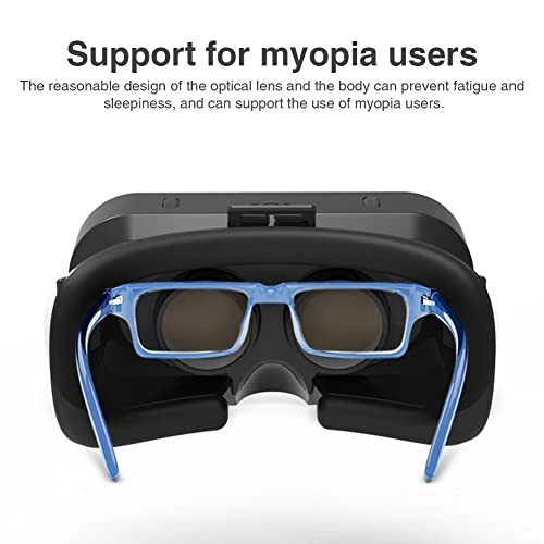 VR Headset - 360-degree panorama 90 degrees Black