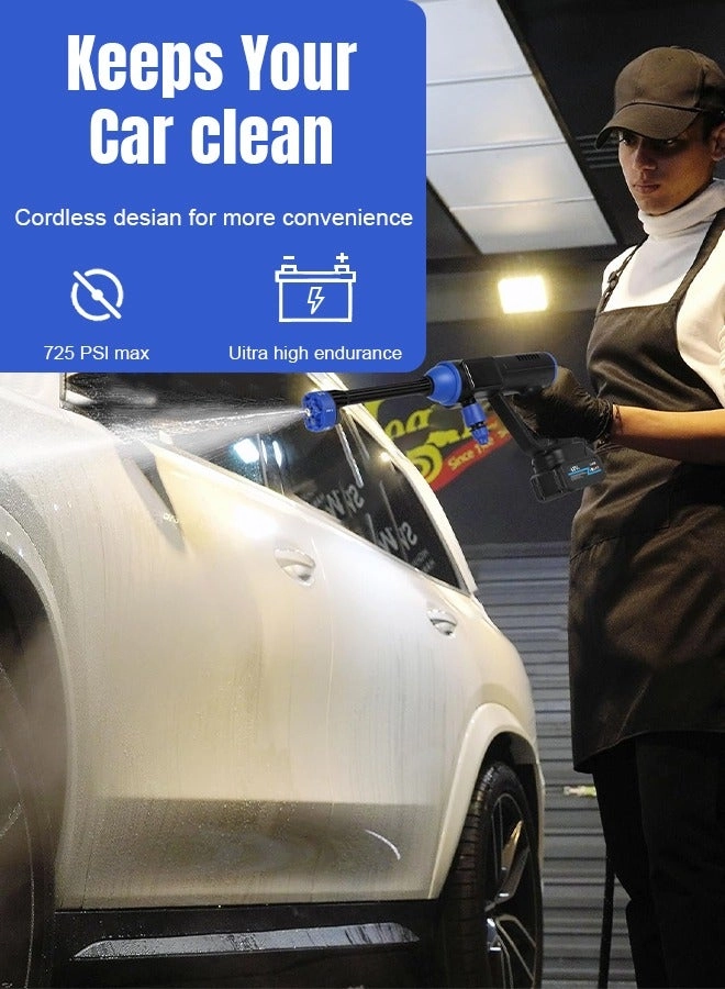 Cordless Pressure Washer - 50Bar 15000mAh Brushless Portable