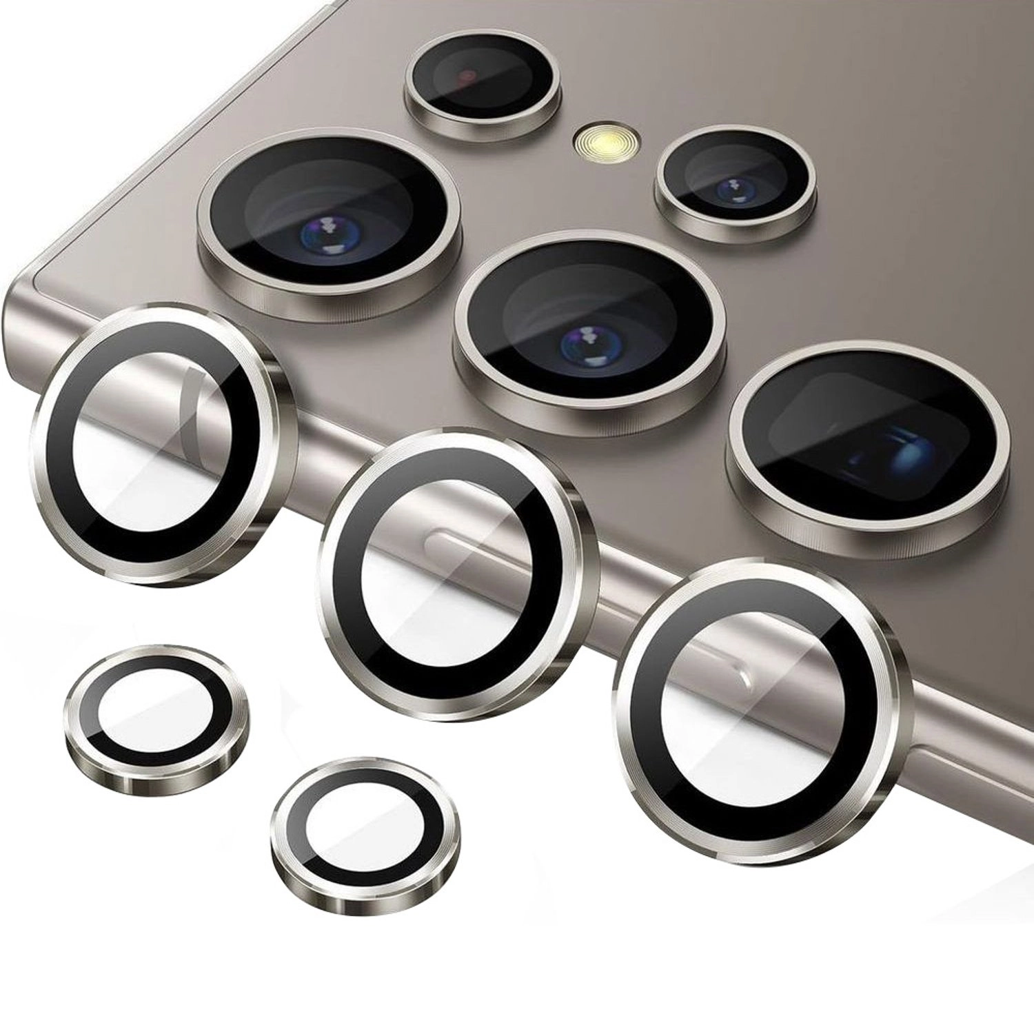 Ultra-Clear Sapphire Glass Camera Lens Protector for Samsung Galaxy S24 Ultra