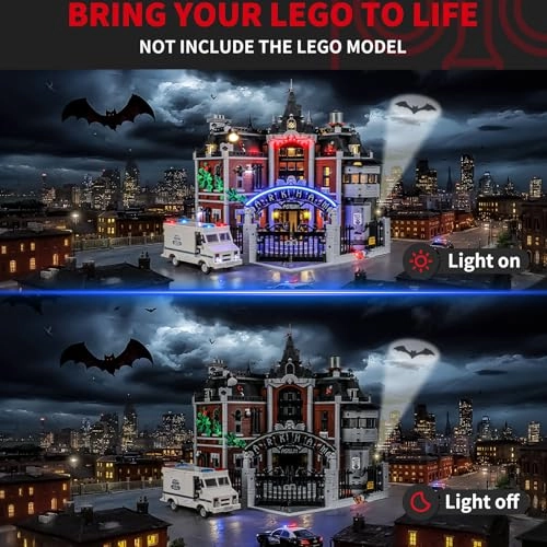 LED Lighting Kit for LEGO Batman Arkham Asylum 76300 - Plastic 1