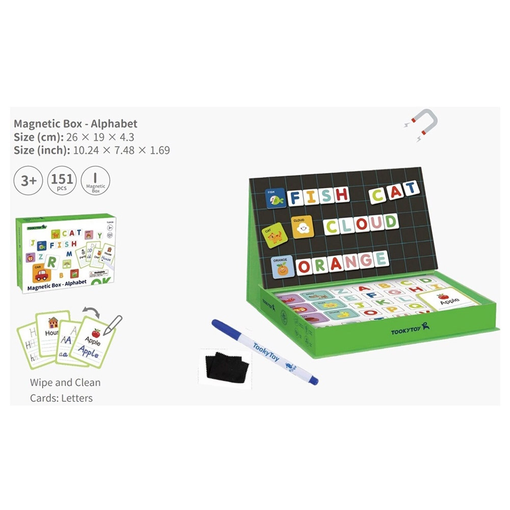 Magnetic Travel Play Box - Suitable for 3 years & above 149pcs