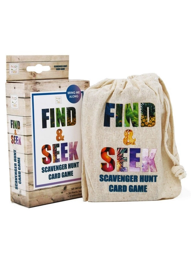 Hapinest Find And Seek - Card Game Outdoor Indoor