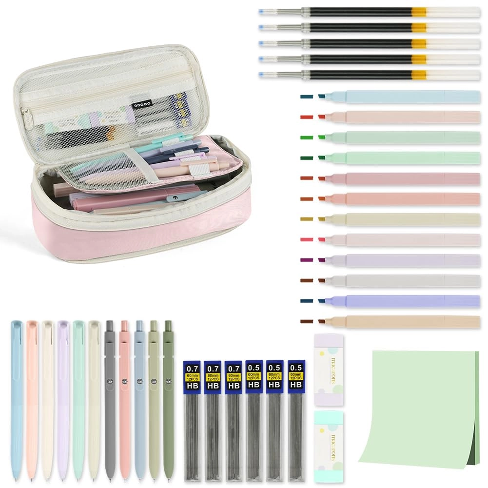 44 PCS Aesthetic School Supplies