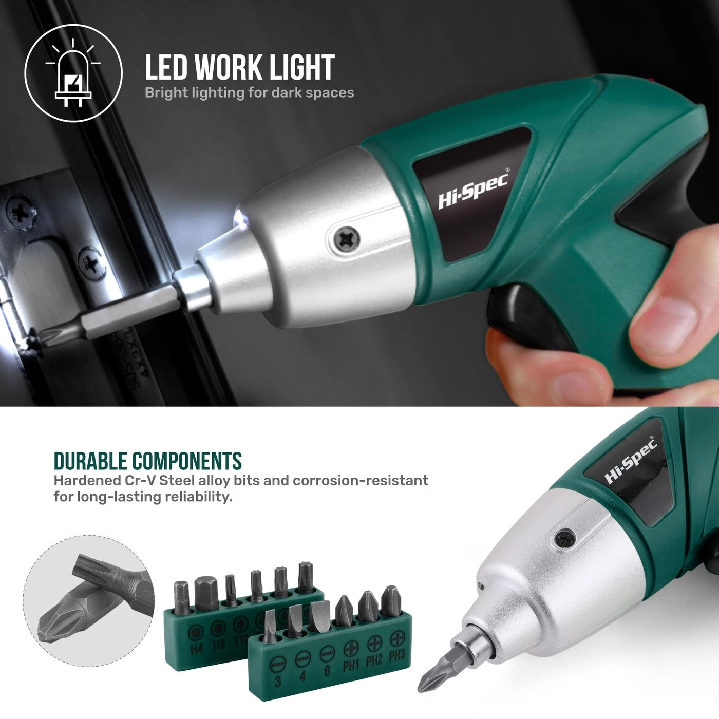 Electric Screwdriver Set - 1300 mAh