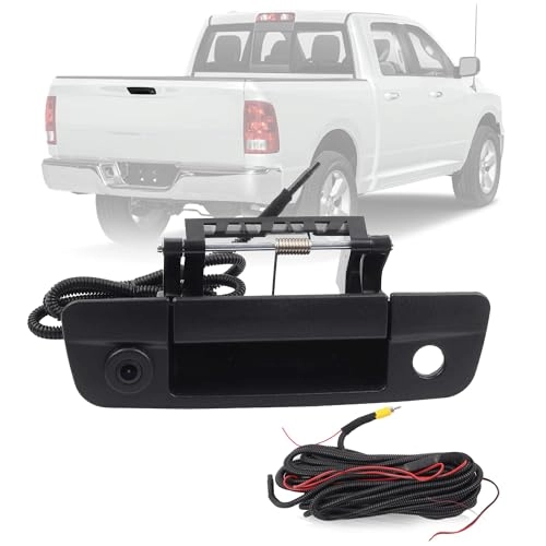 Dasbecan Tailgate Handle with Backup Rear View Camera - RCA 640*480 pixels
