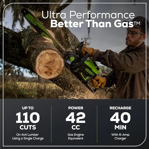 Brushless Cordless Chainsaw - 2.0kW