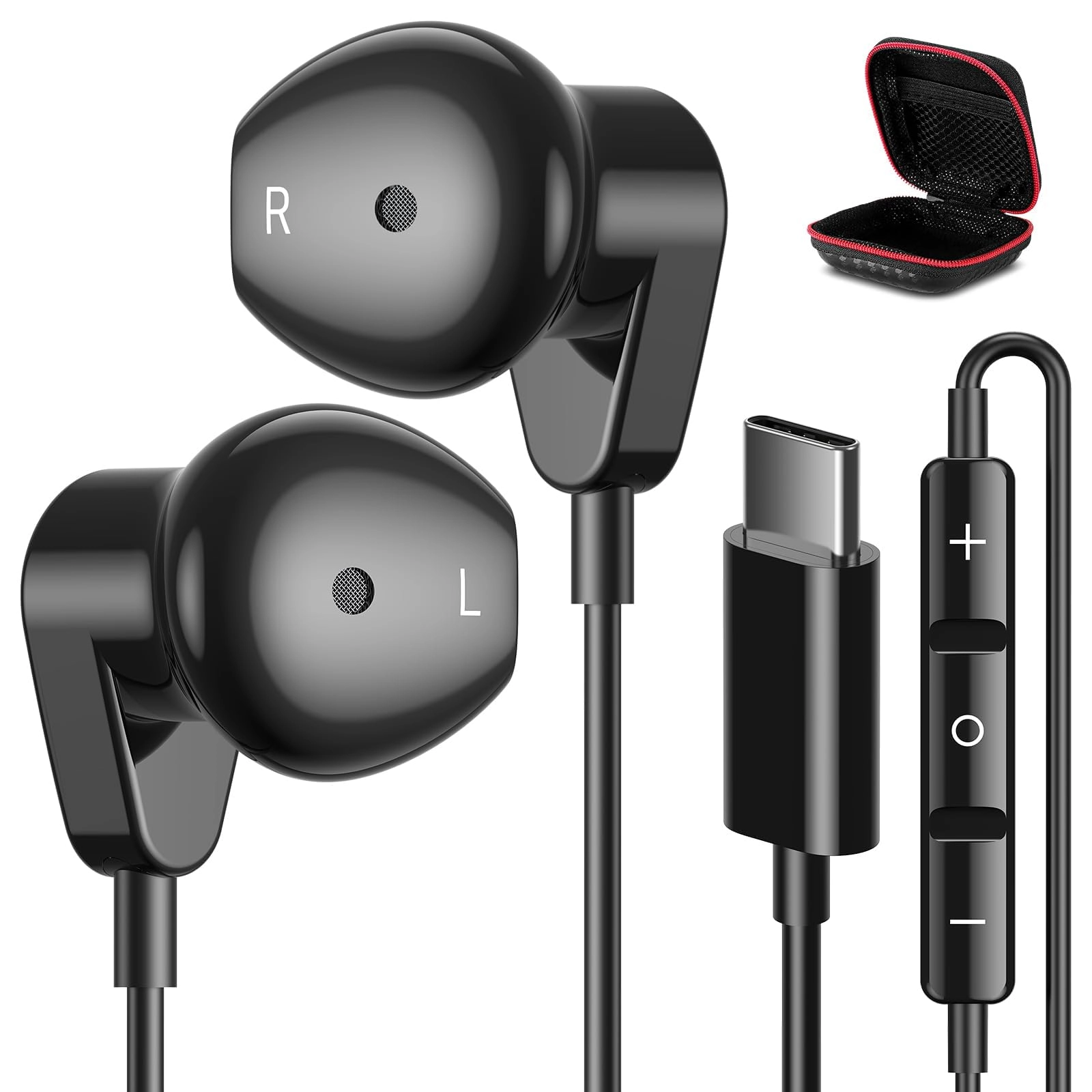 USB C Headphones Wired Earbud