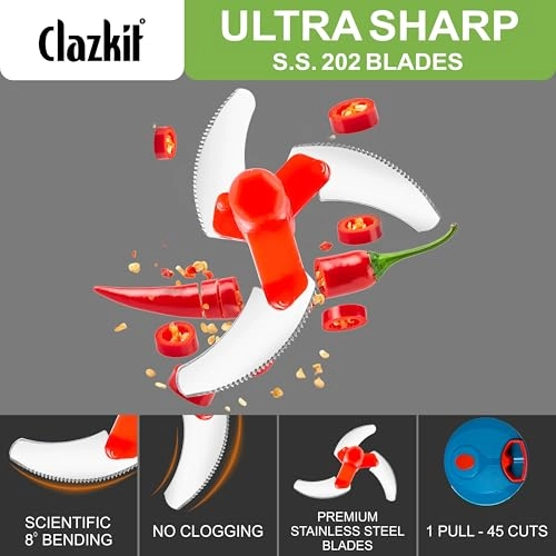 Kitchen Dori - 450ml 3 Stainless Steel Blades