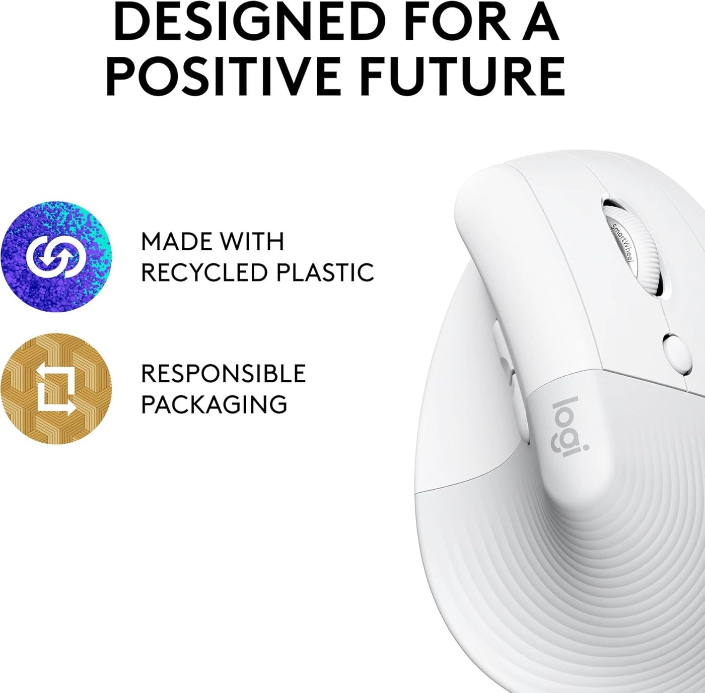 Lift Vertical Ergonomic Mouse - Wireless