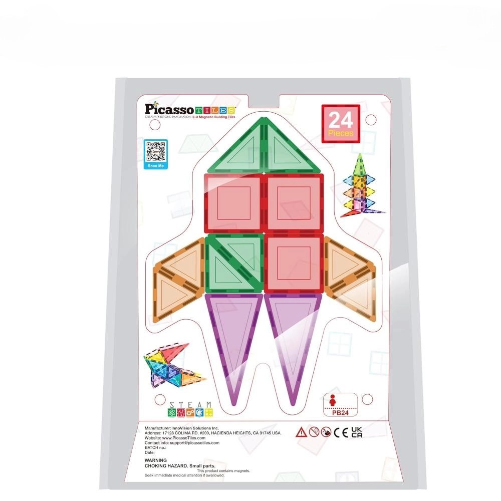 Magnetic Tiles - 24pcs