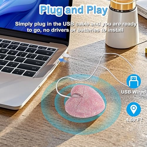 Wired Heart Mouse - USB