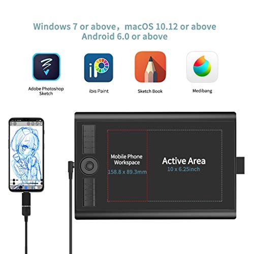 Levels Digital Tablet - 10 x 6 inch 8192 levels