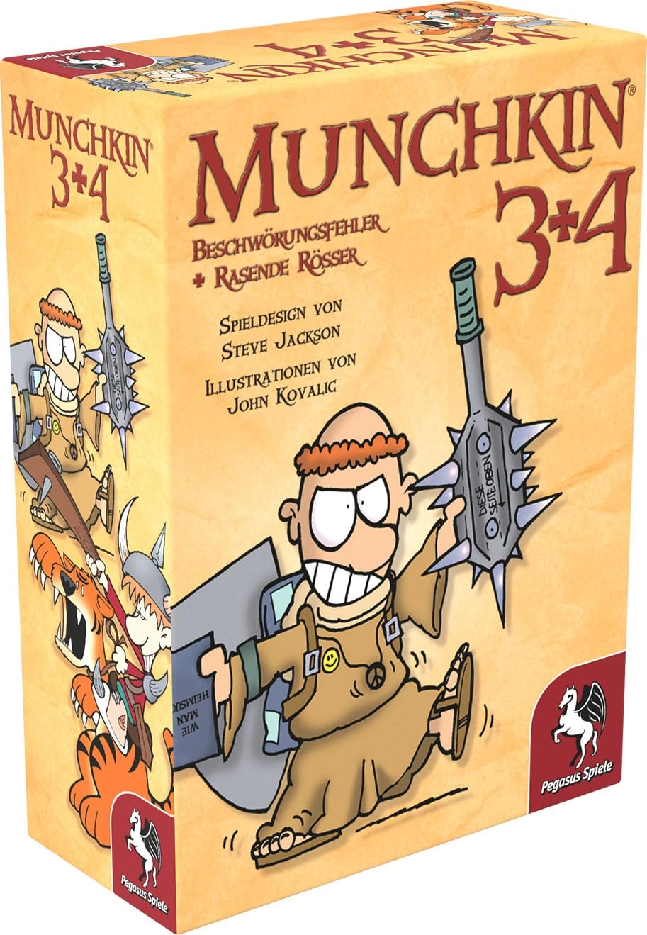 Pegasus Munchkin: Summoning Errors + Munchkin: Racing Rösser (German)
