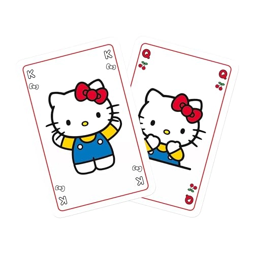 Hello Kitty Playing Cards - 8 years and up 52 high quality playing cards, plus 2 jokers