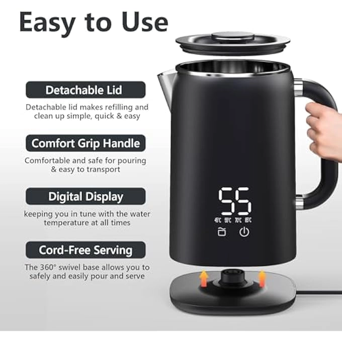 Stainless Steel Travel Electric Kettle