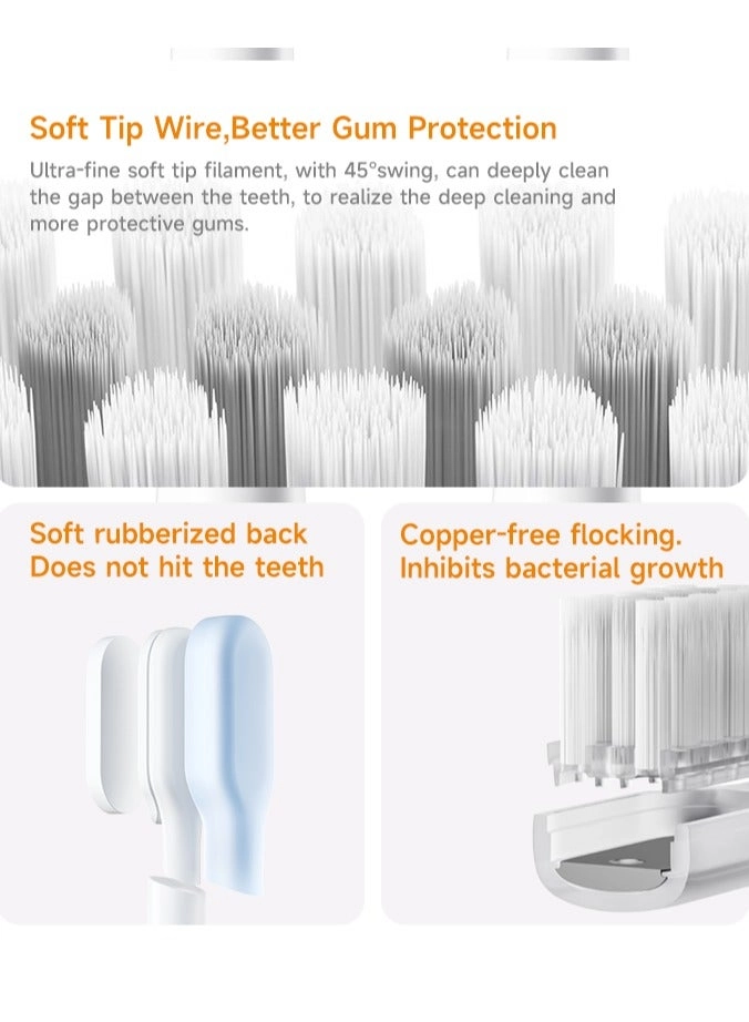 X1 - 4 Brush Heads 60 Days IPX7 Waterproof